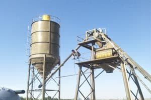 Aimix AJ35 бетонный завод в Узбекистане